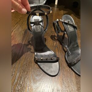 Valentino Black Studded Heels